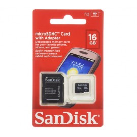  Carte Mémoire microSDHC + SD Adapter (Mobile Version)