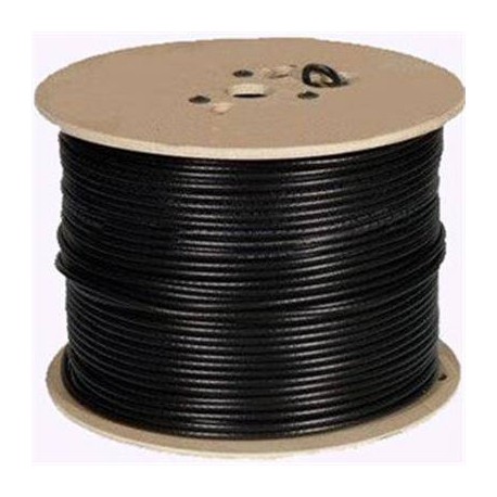 CABLE COAXIAL TV/SAT PE NOIR 500M