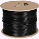 CABLE COAXIAL TV/SAT PE NOIR 500M