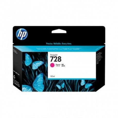 HP 728 130-ml Magenta DesignJet Ink Cartridge 