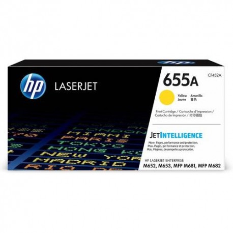 HP 655A Yellow Original LaserJet Toner Cartridge