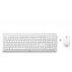 HP CLAVIER +SOURIS HP C2710 SANS FIL FIL BLANC