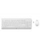 HP CLAVIER +SOURIS HP C2710 SANS FIL FIL BLANC