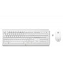 HP CLAVIER +SOURIS HP C2710 SANS FIL FIL BLANC