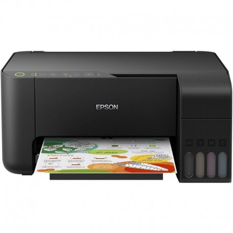 IMPRIMANTE JET D'ENCRE À RÉSERVOIR INTÉGRÉ EPSON ECOTANK L3150 3EN1 COULEUR - WIFI