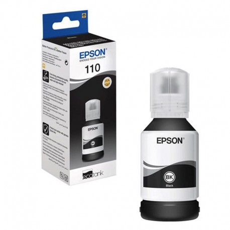 CARTOUCHE JET D'ENCRE ORIGINAL EPSON 110 NOIR (C13T03P14A)