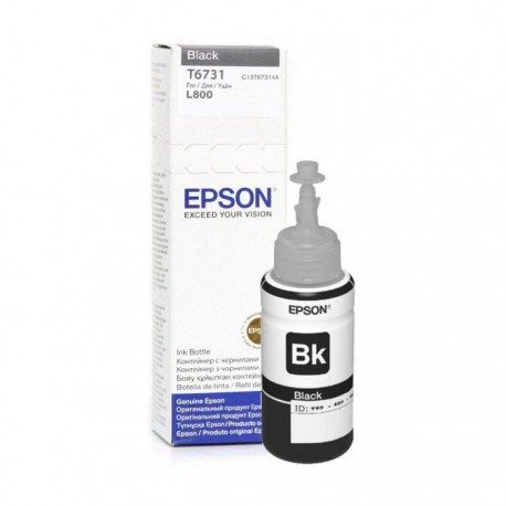 BOUTEILLE D'ENCRE ORIGINAL EPSON T6731 - NOIR