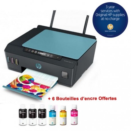 Imprimante Jet D'encre HP SMART TANK 516 WiFi Couleur