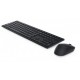 CLAVIER ET SOURIS DELL SANS FIL KM5221W-FR NOIR