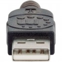 Rallonge USB 2.0 A-A 20m M/F / Noir