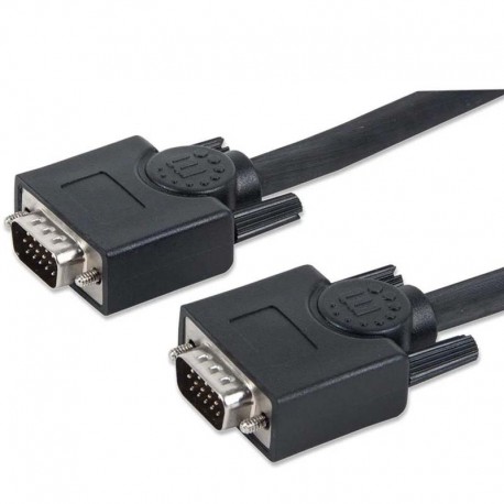 Câble Ecran SVGA Manhattan 337342 HD15 Mâle 30M Noir
