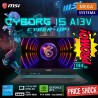 PC Portable Gamer MSI CYBORG 15A13VF - i5-13420H - 8Go - 512Go ssd - RTX 4060 - 15,6'' IPS 144Hz