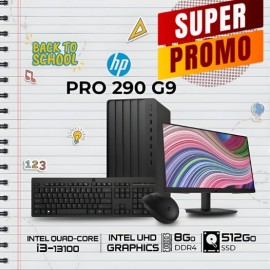Hp Pro 290 G9 (A55A9ET) – PC de Bureau i3 13É GÉN 8Go 512Go Nvme