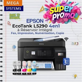Imprimante EPSON ECOTANK L5290 à Réservoir Intégré 4En1 Couleur A4 WIFI
