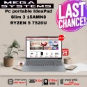 Pc Portable Lenovo IdeaPad Slim 3 15AMN8 - Ryzen 5 7520U - 8 Go - 512 Go