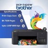 Imprimante à Réservoir intégré 3En1 BROTHER DCP-T420W Wi-Fi Couleur