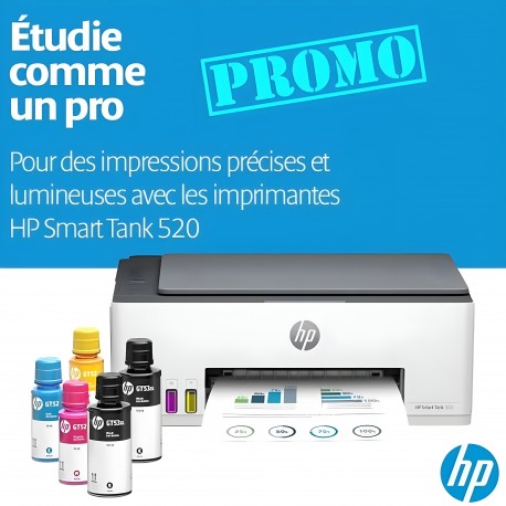 Imprimante Multifonction HP Couleur TANK 520 